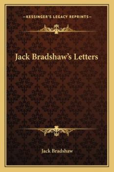 Paperback Jack Bradshaw's Letters Book