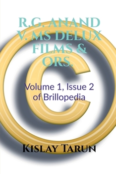 Paperback R.G. Anand V. MS Delux Films & Ors. Book