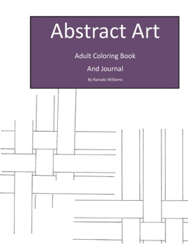 Paperback Abstract Art: Adult Coloring Book