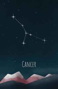 Paperback Cancer Notebook: Zodiac Constellation Notebook (Composition Book Journal, 110 Pages Dot Grid, 5.25 x 8) Book