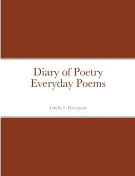 Paperback Diary of Poetry Everyday Poems Book