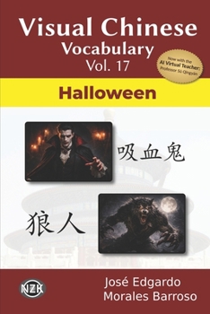Paperback Visual Chinese Vocabulary Vol. 17: Halloween Book
