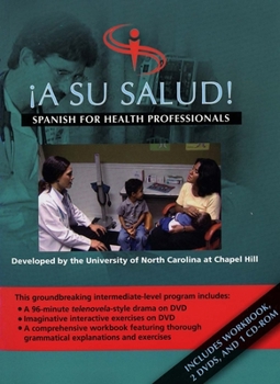 Paperback ¡A Su Salud! (Set): Spanish for Health Professionals [With CDROM and DVD] Book