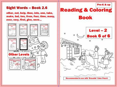 Reading & Coloring Book - Level 2 - Book 6 Of 6