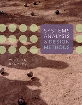 Hardcover Systems Analysis and Design Methods Book