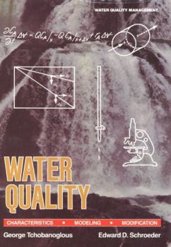 Paperback Water Quality Characteristics: Modeling and Modification Book