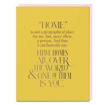 Homes All Over the World Card (Elizabeth Gilbert for Em & Friends Greeting Cards)
