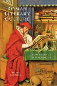 Hardcover Roman Literary Culture: From Plautus to Macrobius Book