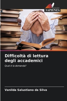 Paperback Difficoltà di lettura degli accademici [Italian] Book
