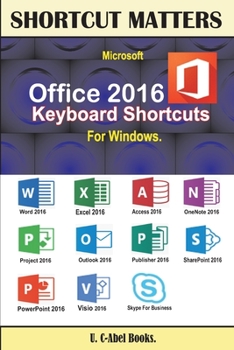 Paperback Microsoft Office 2016 Keyboard Shortcuts For Windows Book