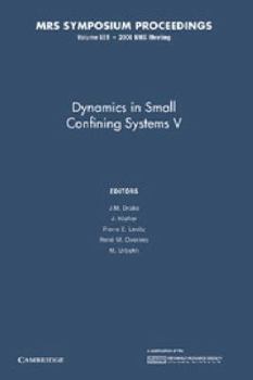 Paperback Dynamics in Small Confining Systems V: Volume 651 Book