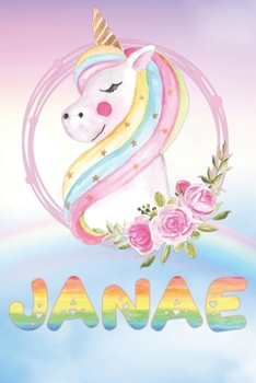 Janae: Want To Give Janae A Unique Memory & Emotional Moment? Show Janae You Care With This Personal Custom Named Gift With Janae's Very Own Unicorn ... Be A Useful Planner Calendar Notebook Journal
