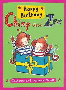 Hardcover Happy Birthday Chimp and Zee Book