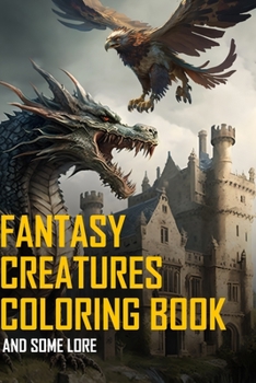 Paperback Fantasy Creatures The coloring book