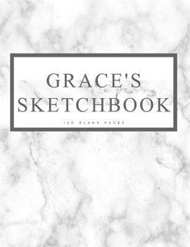 Paperback Grace's Sketchbook: Personalized Marble Sketchbook with Name: 120 Pages Book