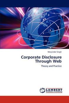 Paperback Corporate Disclosure Through Web Book