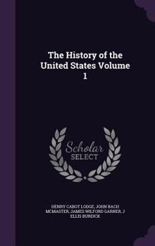 Hardcover The History of the United States Volume 1 Book