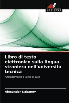Paperback Libro di testo elettronico sulla lingua straniera nell'università tecnica [Italian] Book