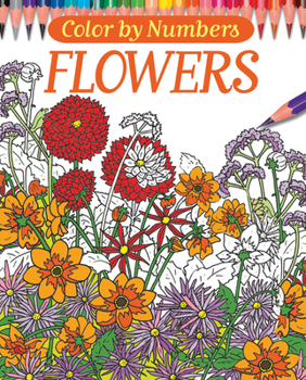 Paperback Color by Numbers - Flowers Book