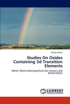 Paperback Studies On Oxides Containing 3d Transition Elements Book