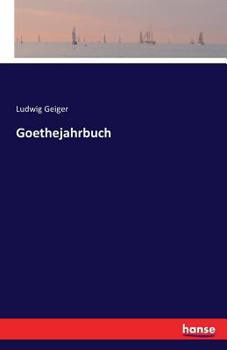 Paperback Goethejahrbuch [German] Book