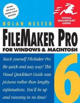 Paperback FileMaker Pro 6 for Windows and Macintosh: Visual QuickStart Guide Book