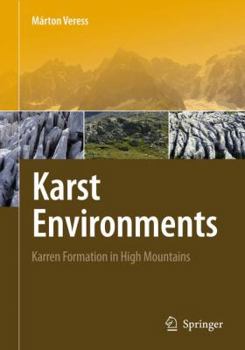 Hardcover Karst Environments: Karren Formation in High Mountains Book