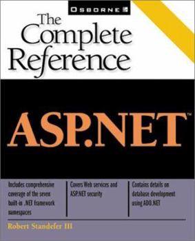 Paperback ASP.Net: The Complete Reference Book