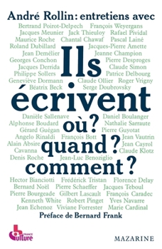 Paperback Ils écrivent où ? Quand ? Comment ? [French] Book