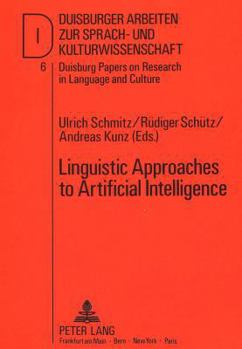 Hardcover Linguistic Approaches to Artificial Intelligence Book
