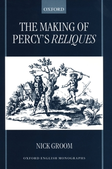 Hardcover The Making of Percy's Reliques Book