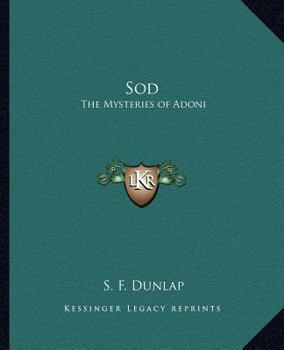 Paperback Sod: The Mysteries of Adoni Book