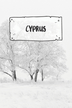 Paperback Cyprus: Ruled Travel Diary Notebook or Journey Journal - Lined Trip Pocketbook for Men and Women with Lines Book