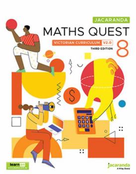 Paperback Jacaranda Maths Quest 8 Victorian Curriculum, 3e learnON and Print (Maths Quest for Victoria Junior Series) Book