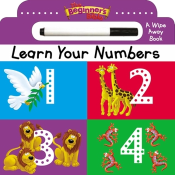Board book The Beginner's Bible Learn Your Numbers: A Wipe Away Book