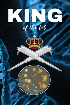 Paperback King of the lab: Lined Pages Journal / Notebook - 6x9 inches ( DIN 5), 100 Pages Book