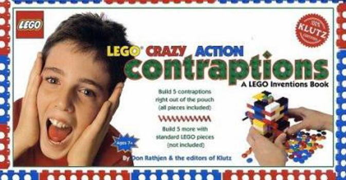 Spiral-bound LEGO Crazy Action Contraptions: A LEGO Inventions Book [With 60 Lego Technic Pieces & 6 Rubber Bands] Book