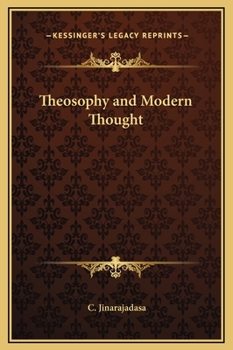 Hardcover Theosophy and Modern Thought Book