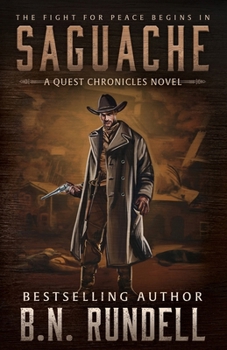 Paperback Saguache: A Classic Western [Large Print] Book