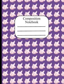 Composition Notebook: Pig Polka Dot Wide Ruled Composition Book - 120 Pages - 60 Sheets
