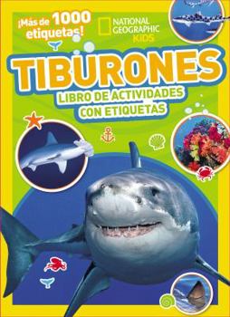 Hardcover Tiburones: Libro de Actividades Con Etiquetas [Spanish] Book