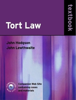 Paperback Tort Law Textbook Book