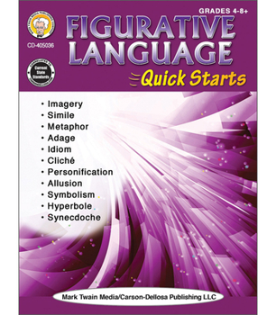 Paperback Figurative Language Quick Starts Workbook Book