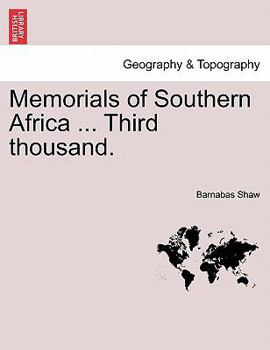 Paperback Memorials of Southern Africa ... Third Thousand. Book