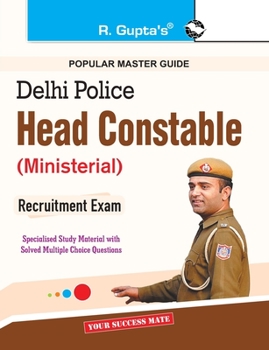 Paperback Delhi Police-Head Constable (Ministerial) Recruitment Exam Guide Book