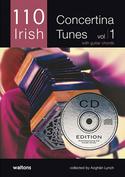 Paperback 110 Irish Concertina Tunes: With Guitar Chords [With CD] Book