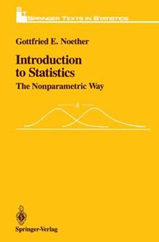 Hardcover Introduction to Statistics: The Nonparametric Way Book
