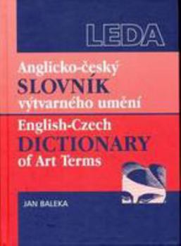 Hardcover English-Czech Dictionary of Art Terms Book