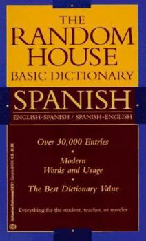Paperback Random House Basic Dictionary Spanish Book