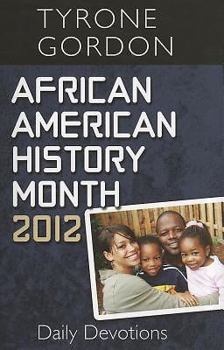 Paperback African American History Month Daily Devotions 2012 Book